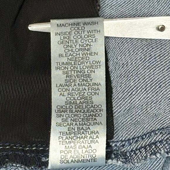 Democracy "Ab"solution Mid Rise Straight Leg Stretch Denim Jeans Women's 10 Blue - Picture 8 of 12